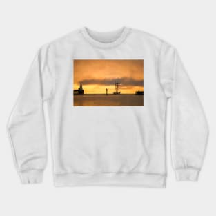 Sailing away into a soft focus Crewneck Sweatshirt